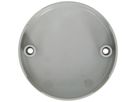 Deckenrosette MH 2×Befestigungslöcher Ø83×21mm lichtgrau