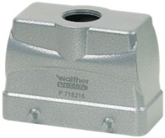 Steckergehäuse Walther PROCON P718216, Gewinde 1×M25, H=65mm, Al