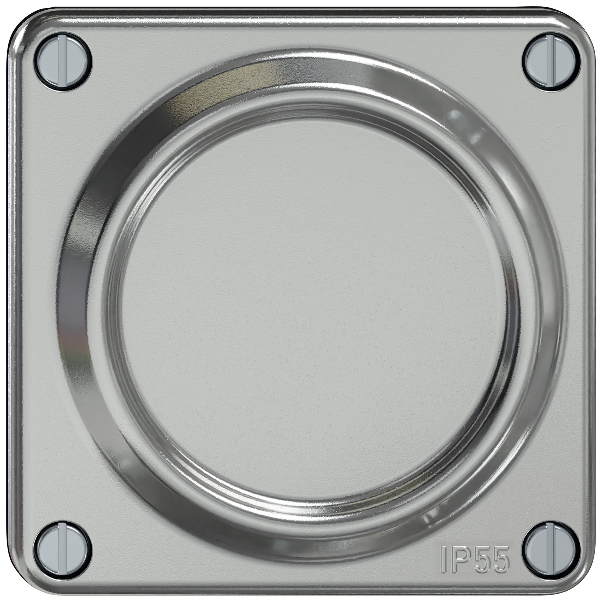 Blindabdeckung ELEMENT SNAPFIX® 87×87×13mm alu