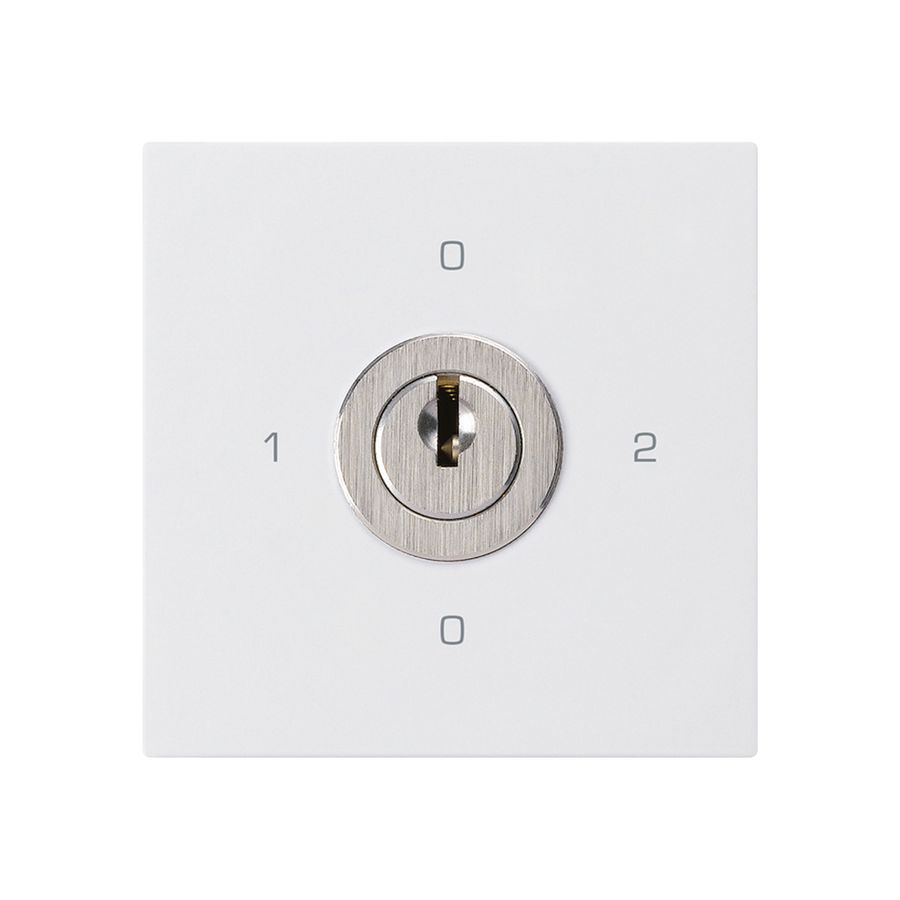 Intérieur interrupteur à clé kallysto 2/1L blanc avec serrure Kaba 8