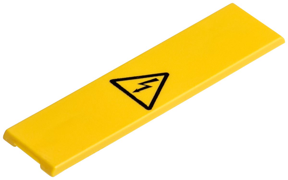 Couvercle Wieland AD WT 16 avec symbole d'avertissement