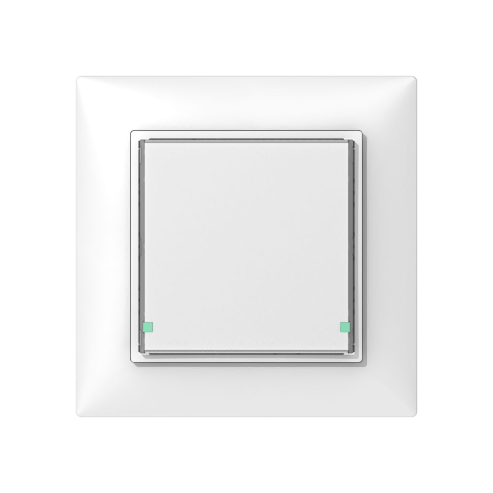 Poussoir ENC SIDUS 1/2 avec LED blanc brillant