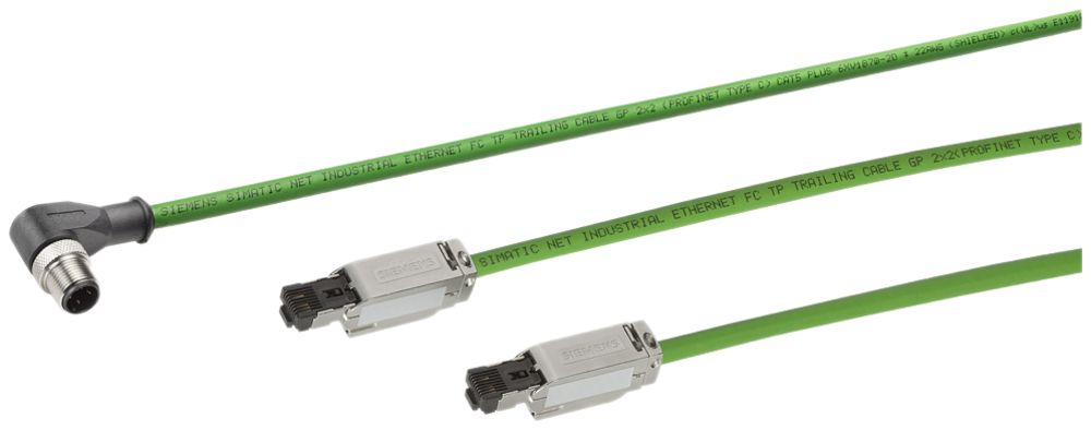 Câble patch Siemens 6XV1 cat.5e IE FC RJ45/RJ45 4p 10/100 MBit/s, vert, 1m