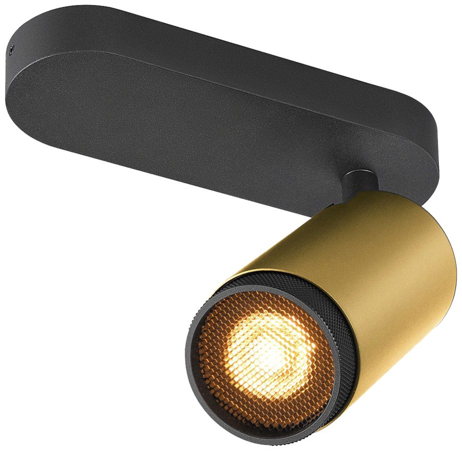 Spot SLV GRIP L GU10 1×6W REG 163×57×98mm oro/nero