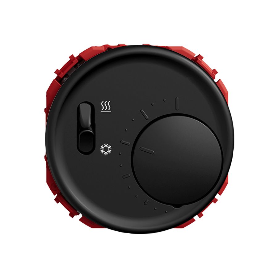 Termostato ambiente STANDARDdue SNAPFIX® inter.risca./refrig.230V AC 50Hz ne