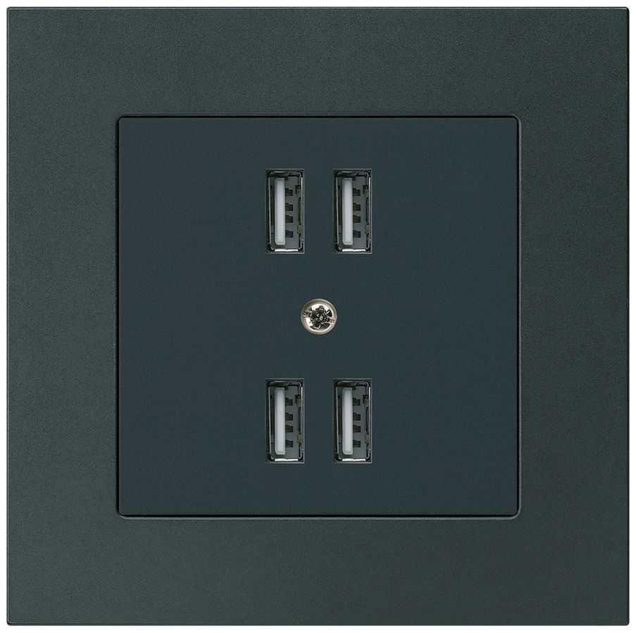 UP-Steckdose 4×USB kallysto.pro 2400mA schwarz