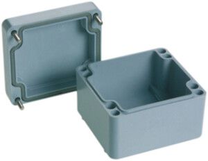 Scatola AP PEs 80×75×55mm grigio chiaro IP65 Lithos