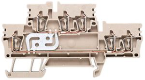 Mehrstock-Reihenklemme Weidmüller ZDK 2.5/3AN V Zugfeder 2.5mm² 2 Etagen beige