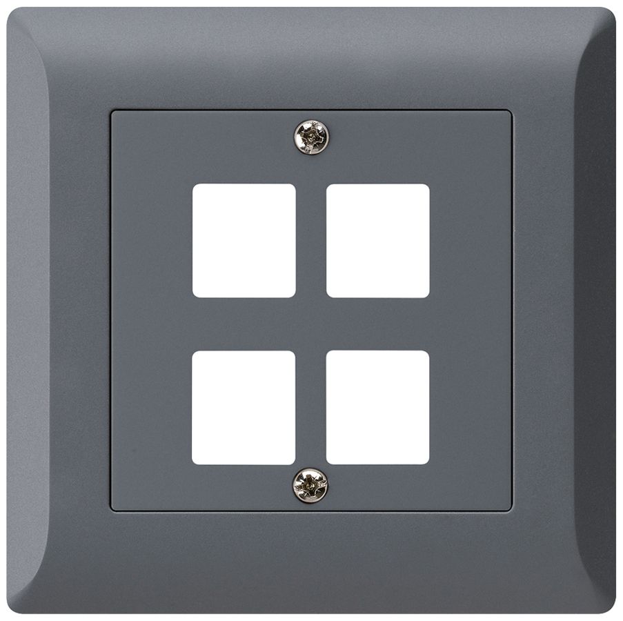 UP-Frontset HMS kallysto.line für 4 Module anthrazit