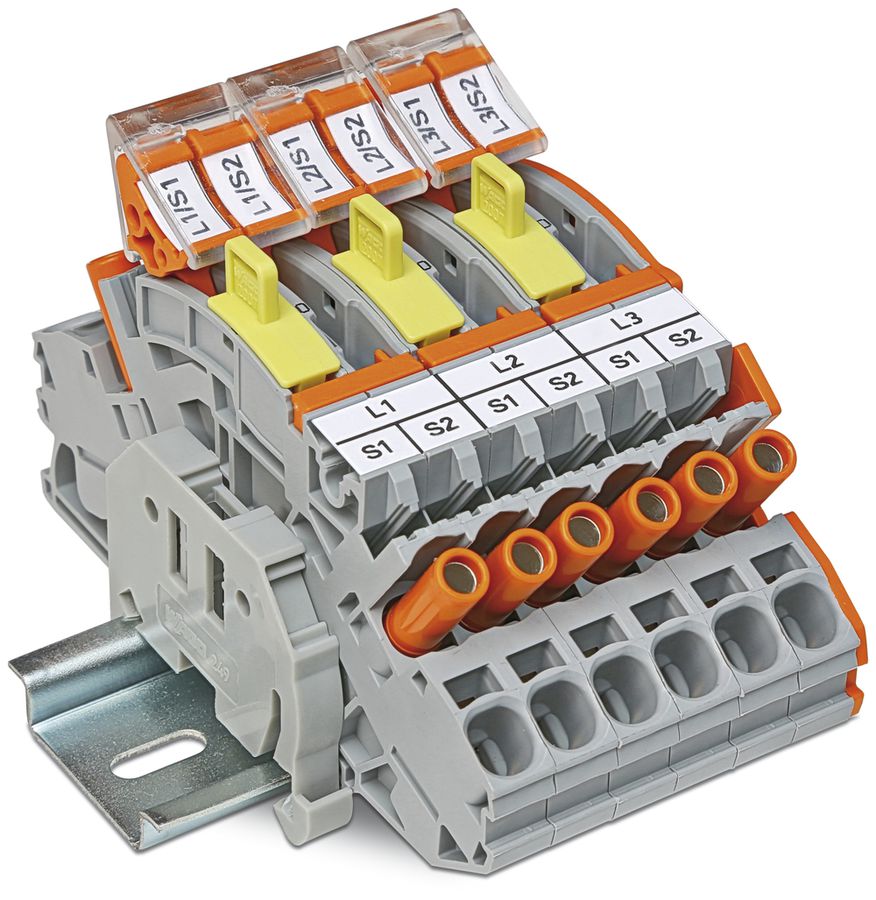 Klemmenblock für Stromwandler "Privatzählung"