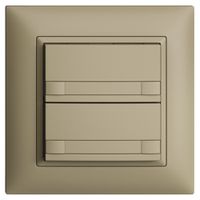 Poussoir KNX RGB ENC EDUE FMI, 250mW, s.LED, papier, 2×poussoir, C.2×T., sa