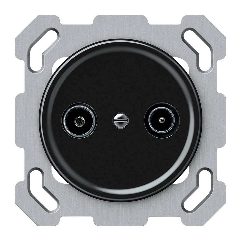 UP-Antennendose TV-R origin Durchgangsdose 18.5dB 1.7dB schwarz