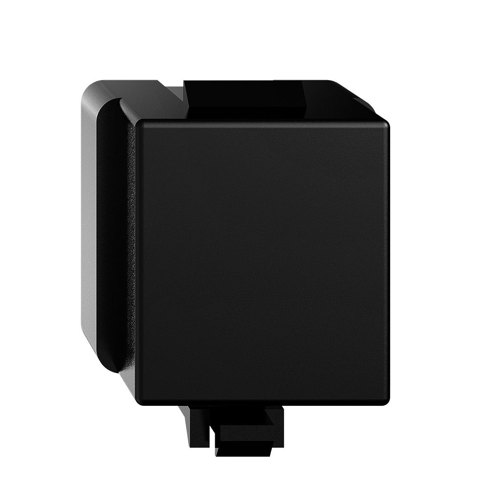 Blindabdeckung FH, für Anschlussmodule Keystone schwarz