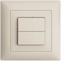 UP-Frontset EDIZIOdue FMI crema für Storentaster/-schalter