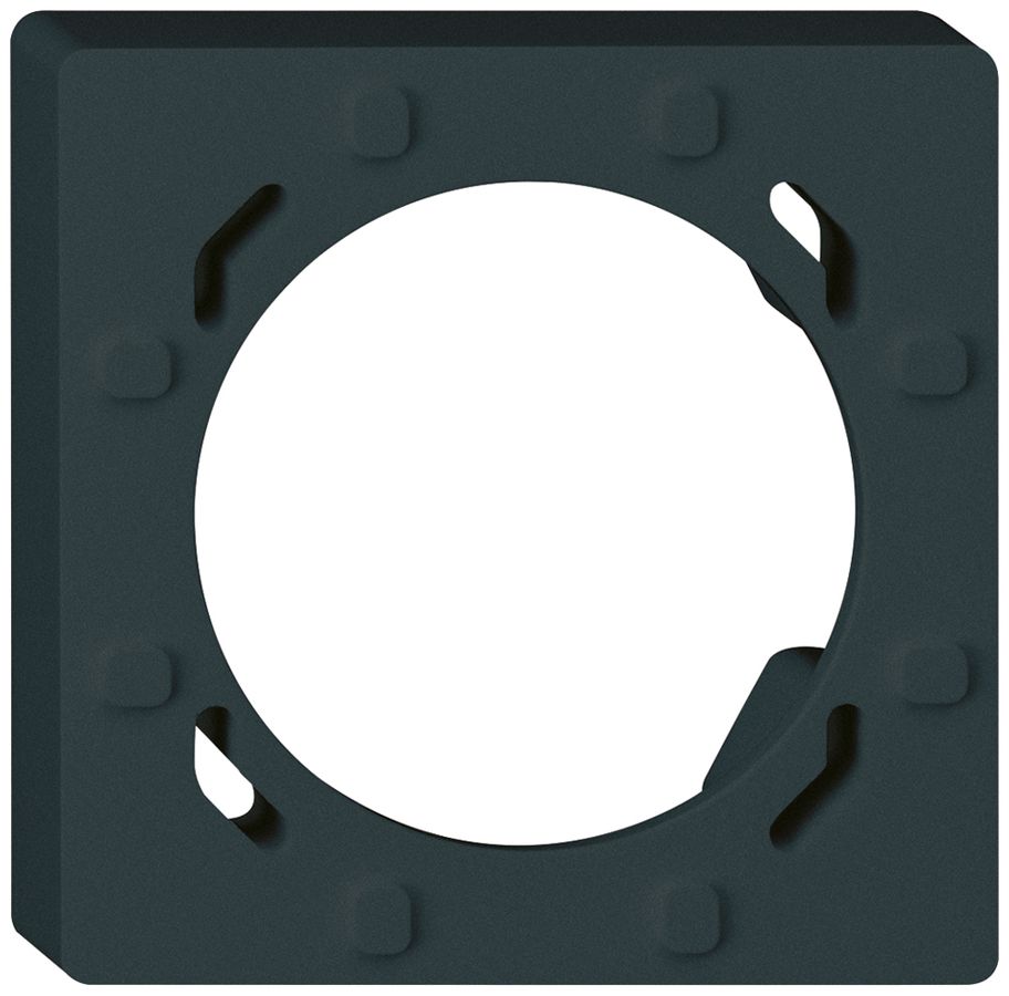 Quadro di rialzo Hager kallysto.line per apparecchi INC grd.I 15mm nero