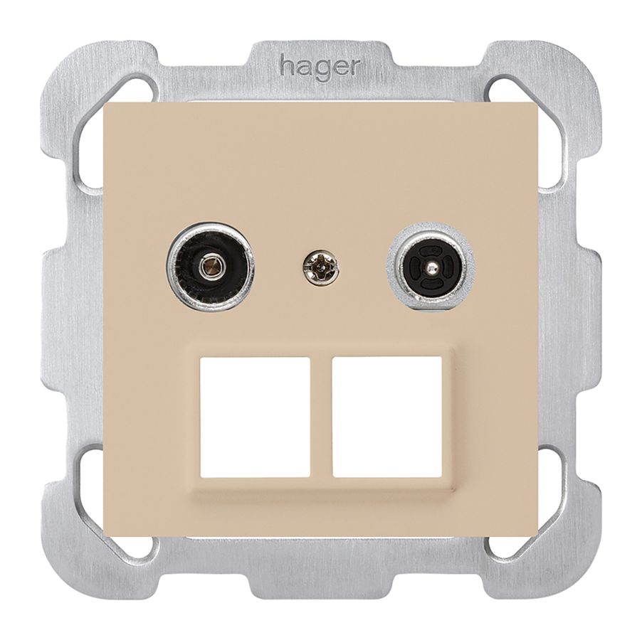 UP-Multimediadose kallysto R/TV Bauart B 11dB 2GHz beige