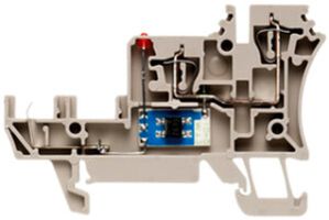 Sensor-/Aktor-Reihenklemme Weidmüller ZIA 1.5/3L-1S/LD Zugfeder 1.5mm² 30V beige