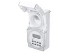 Timer a presa MH digitale 24h 1×tipo 13 10A 230V IP55 bianco