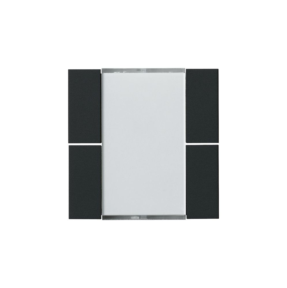 Kit frontal Hager kallysto 4×KNX noir