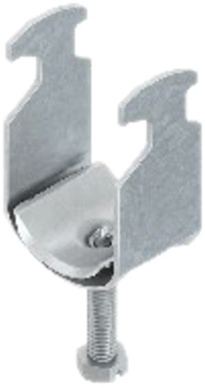 Bride de fixation pied marteau Niedax, pour 1 câble, Ø 22…30 mm, zingué au feu