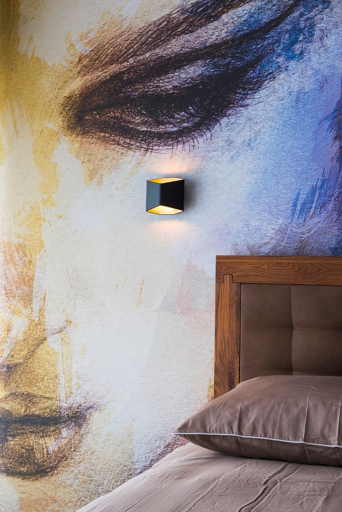 Applique LED SLV CARISO 2, 7.6W 200lm 3000K IP20 noir/messing