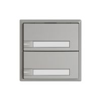 Universaltaster EDIZIO.liv UNI SNAPFIX® 12…48V m.LED blau 2× 1-Tbed.Pap.hgu