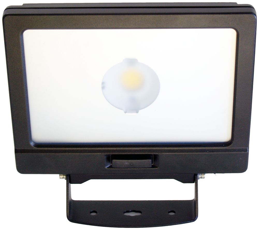 Proiettore LED ELBRO 30W con rilevat.d.movim.e telecom., nero