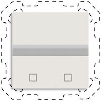 Rilevatore di movimento KNX INS MDT BWM-60T11.03S 2 can 180° temp bianco opaco