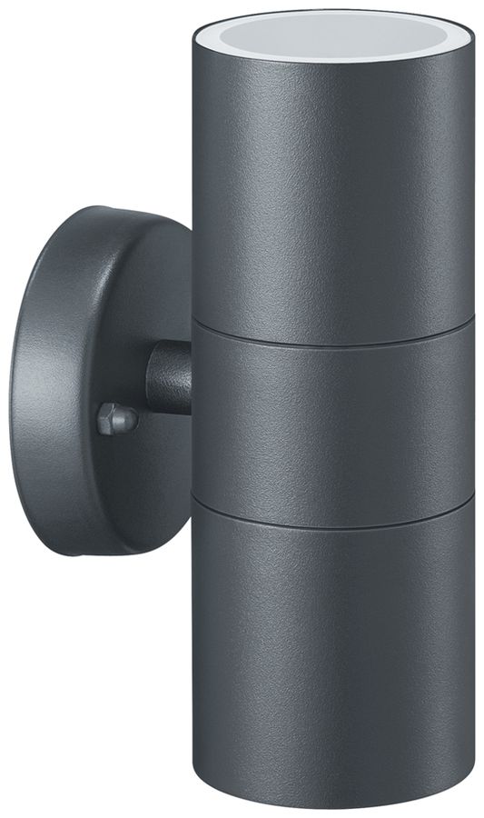 Applique Philips Kylis GU10 2×25W IP44 direct/indirect 160×90×78mm noir