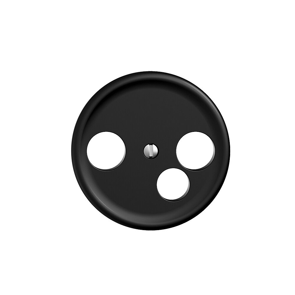 Frontplatte STANDARDdue schwarz für R/TV/NET