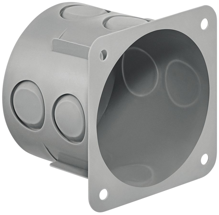 Hohlwanddose HSB Basic 1×1 grau, Ø 65×50mm, m.Flansch GDP 850°C halogenfrei