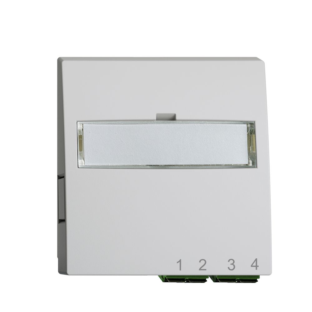 UP-Anschlussdose FTTH EDIZIOdue FH 2×LC APC Duplex F hellgrau