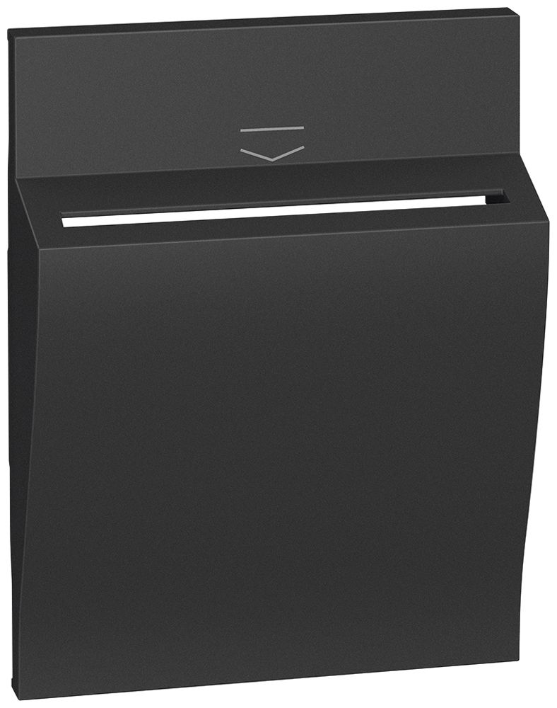 Cache Living Now 3 modules pour interrupteur Hotelcard noir