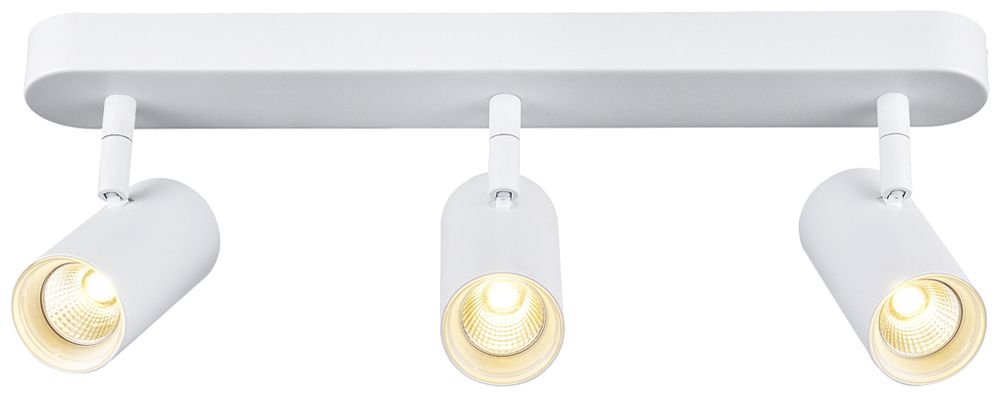 Spot LED SLV NOBLO 19W 2360lm 930 VAR 400×105×127mm blanc 3×Spot
