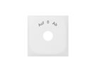 Plaque frontale SIDUS avec gravure blanc