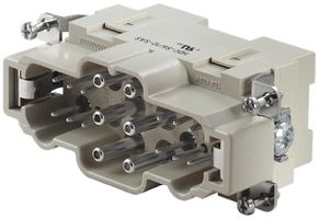 Stifteinsatz Weidmüller HDC S6 12 SAS 690V 48A 18L AxialSchraubanschluss Gr.6