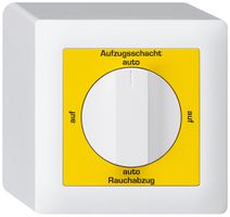 AP-Drehschalter kallysto für Rauchabzug Text deutsch weiss