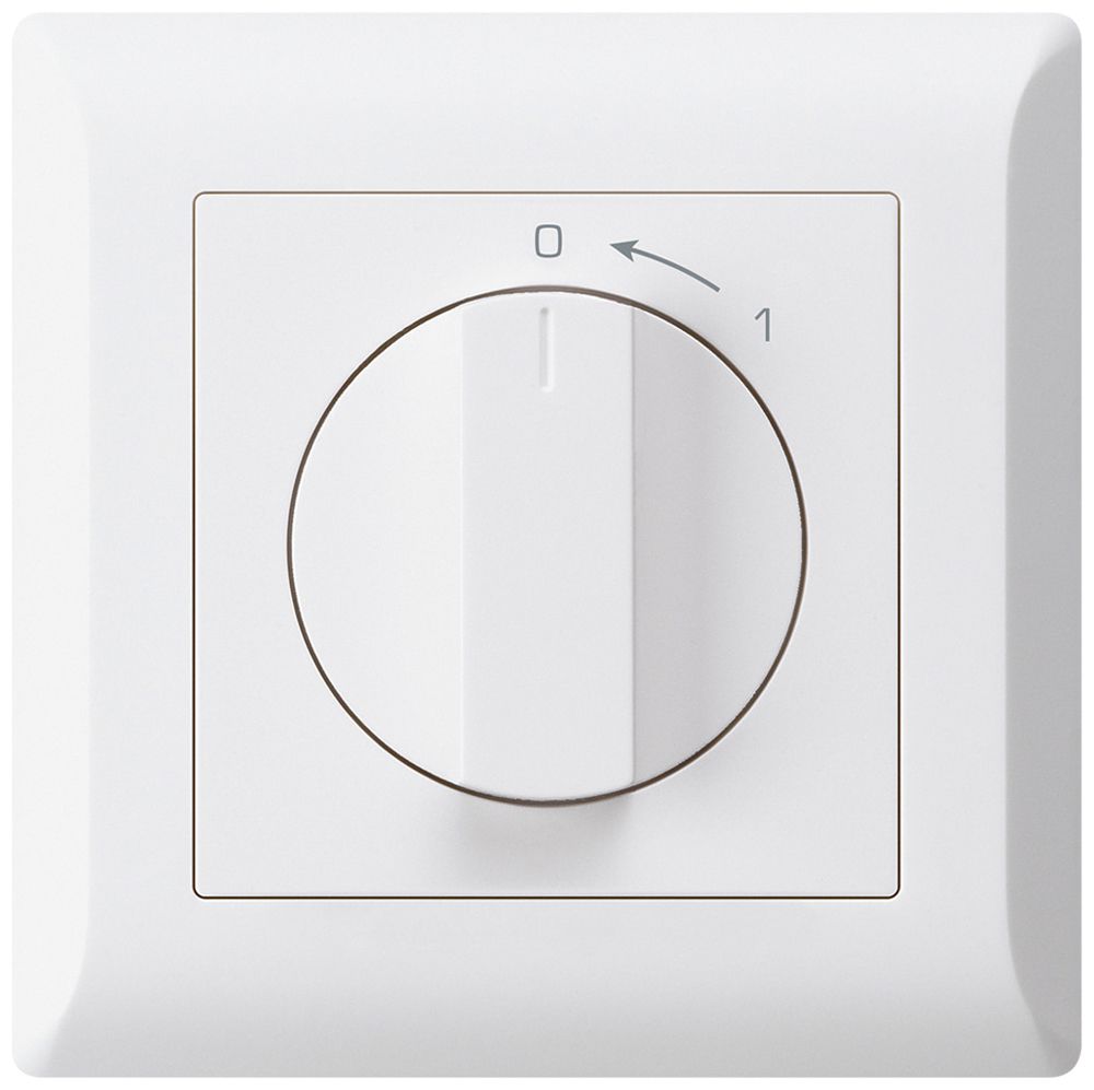 UP-SchwenkTaster 0<-1/2L weiss kallysto.line mit Drehgriff