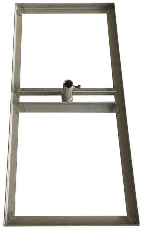 Cadre de sol Somfy 9027688, pour mât 9027495, pour station météo M8/M13