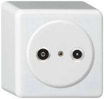 AP-Antennendose basico TV-R 23dB 2GHz weiss