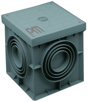 Bodendose PM KSR-Quadro 200×200 grau