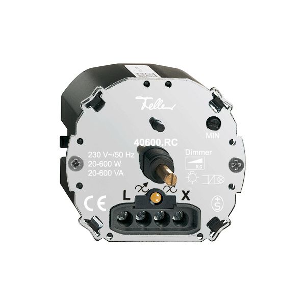 Einsatz Drehdimmer FH 20…600W beleuchtbar Phasenabschnitt