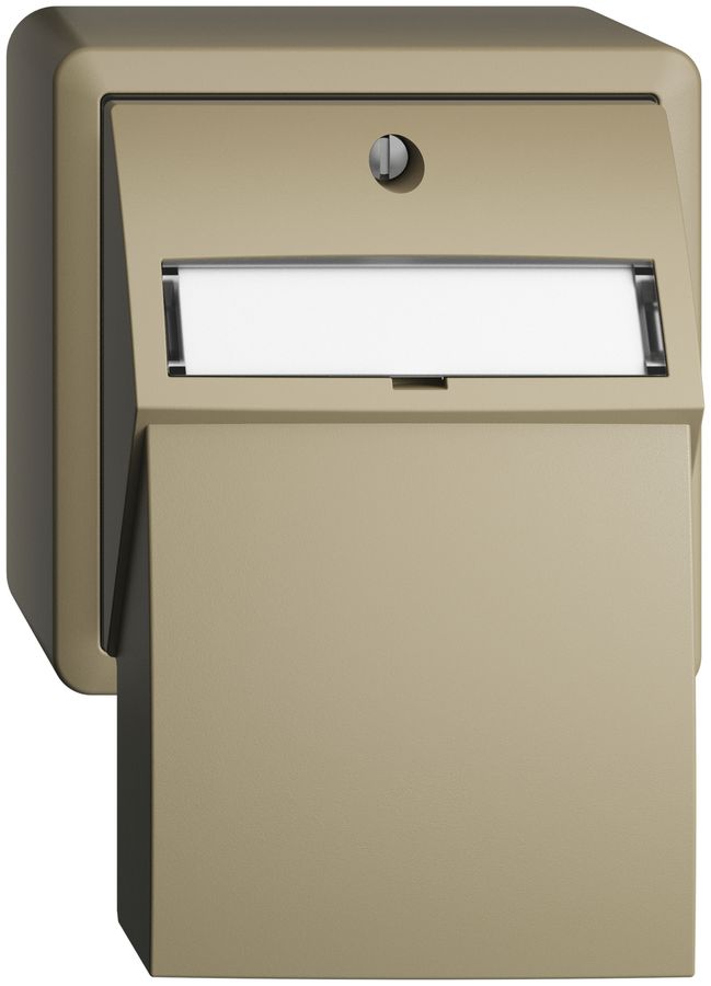 Kit de montage AP EDIZIOdue, avec capot de sortie droite, pour 2×Keystone, sand