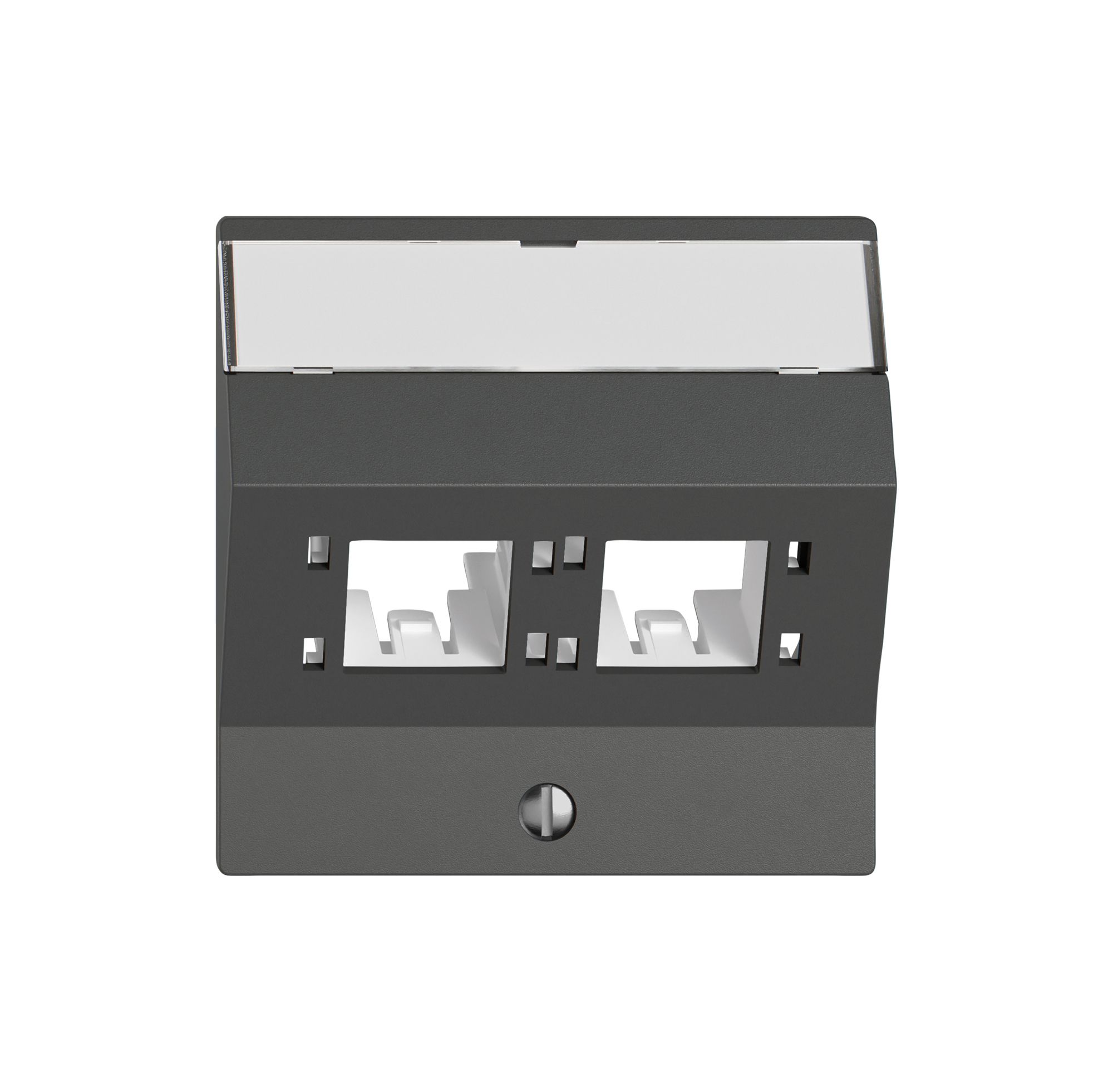 Montageset EDIZIO.liv SNAPFIX® für freenet Kat.6A Adapter 2× dgu