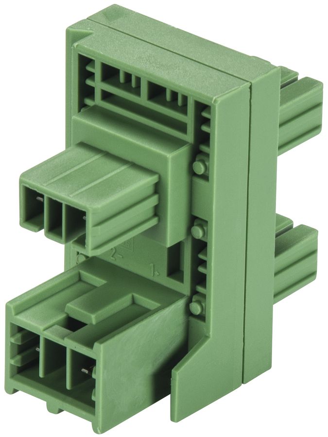 Verteiler BST14i2V, KNX, 2-polig, 50V, 3A, grün
