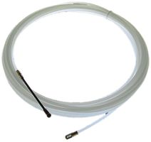 Einziehdraht Nylon mit Feder 2 Ösen fixiert 25m