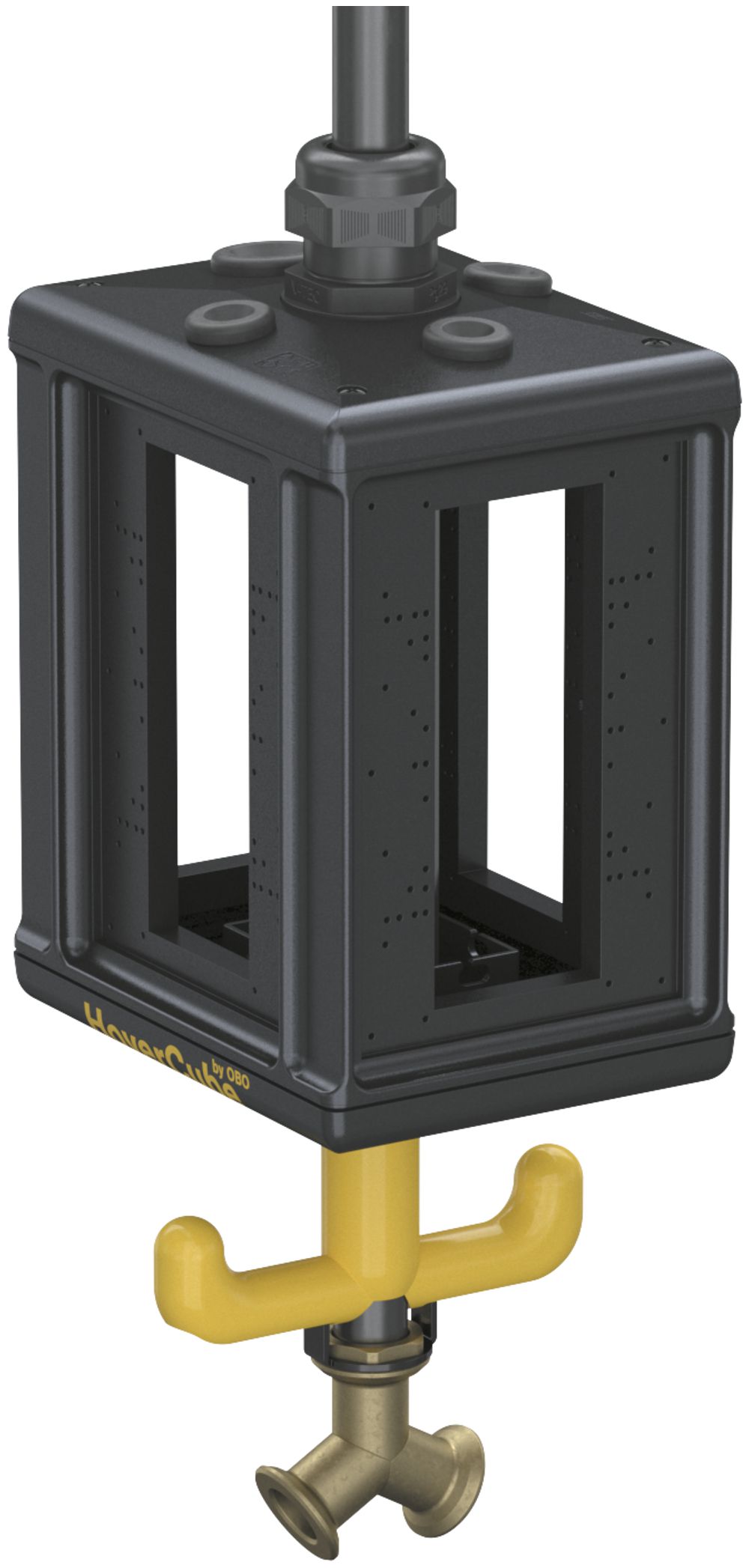 Gehäuse Bettermann HoverCube, Luft, mit Griff, leer 175×135×1100mm, PA, sz, IP44