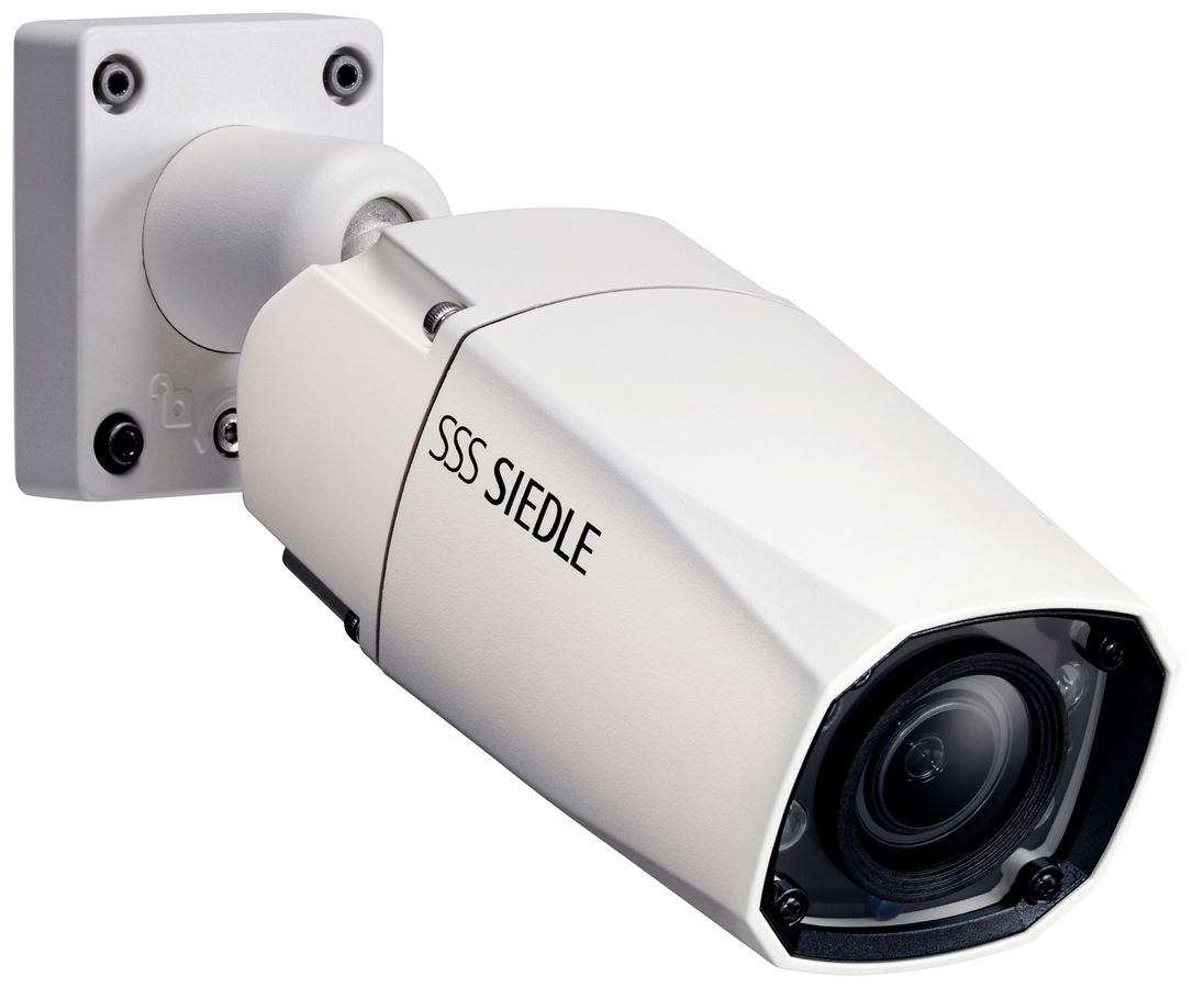 Bullet Kamera Siedle Aufbau systemunabhängig PAL weiss
