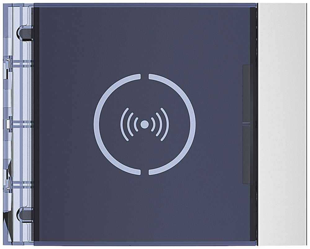 Façade pour module lecteur pour transpondeur Sfera aluminium