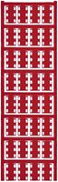 Marcatore di cavo Weidmüller MultiCard SFX p.Ø7…40mm 23×14mm PA66 rosso